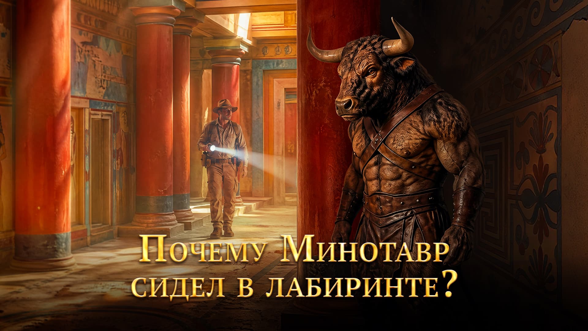 Почему Минотавр сидел в лабиринте?